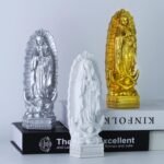 orenm Our Lady of Guadalupe Statue Figurine 8" H Virgen de Guadalupes Mary Figur... - Image 4