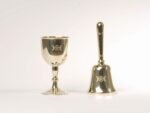 Mini Altar Bell and Altar Chalice, Triple Moon Goddess and Pentagram Wiccan Supp... - Image 4