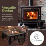 Ash Bucket - 4.75-Gallon Metal Bucket with Lid and Shovel for Fireplace or Firep... - Image 3