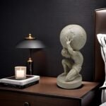 FUNSXBUG 11 Inch Large Atlas Holding World Greek God Statue Sculpture Collectibl... - Image 4