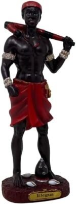 Cannan Elegua Orisha 12" Yoruba Religion Elegguá Resin Figure - Image 3