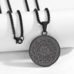 Seven Archangels Pendant Necklace For Men Women Protection Amulet Archangel Mich... - Image 3
