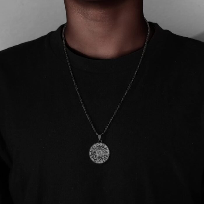 Seven Archangels Pendant Necklace For Men Women Protection Amulet Archangel Mich... - Image 7