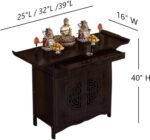 Personal Shrine Altar Table, Buddhist Altar De Muertos De Madera Shrine, Buddha ... - Image 3