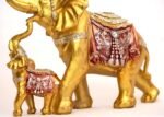 Dalax- Mama and Baby Elephant Collectible Statue, Lucky Figurines Perfect for Ho... - Image 4