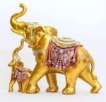 Dalax- Mama and Baby Elephant Collectible Statue, Lucky Figurines Perfect for Ho... - Image 5