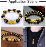 Craftdady 50Pcs 24k Gold Plated Pixiu Spacer Bead 3D Metal Chinese Fengshui Luck... - Image 5