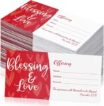 200 Pcs Church Offering Envelopes Tithe Envelopes for Church Blessings and Love ... - Image 2