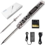 68W Electric Soldering Iron, SEQURE SI012 Pro Portable Solder Iron, OLED Screen ... - Image 2