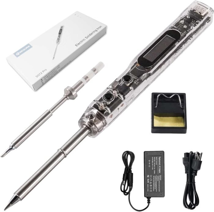 68W Electric Soldering Iron, SEQURE SI012 Pro Portable Solder Iron, OLED Screen ... - Image 2