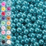980pcs Undrilled Holeless ABS Faux Pearl Beads for Vase fillers, No Hole Round P... - Image 2