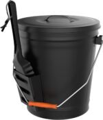 Ash Bucket - 4.75-Gallon Metal Bucket with Lid and Shovel for Fireplace or Firep... - Image 2