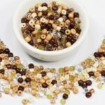 Bulk 4mm Brown Mixed Seed Beads for Jewelry Making 110 Grams About 1600pcs,6/0 G... - Image 2