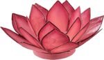 Capiz Shell Lotus Flower Decor Tealight Candle Holder for Serene Ambiance - Hand... - Image 2