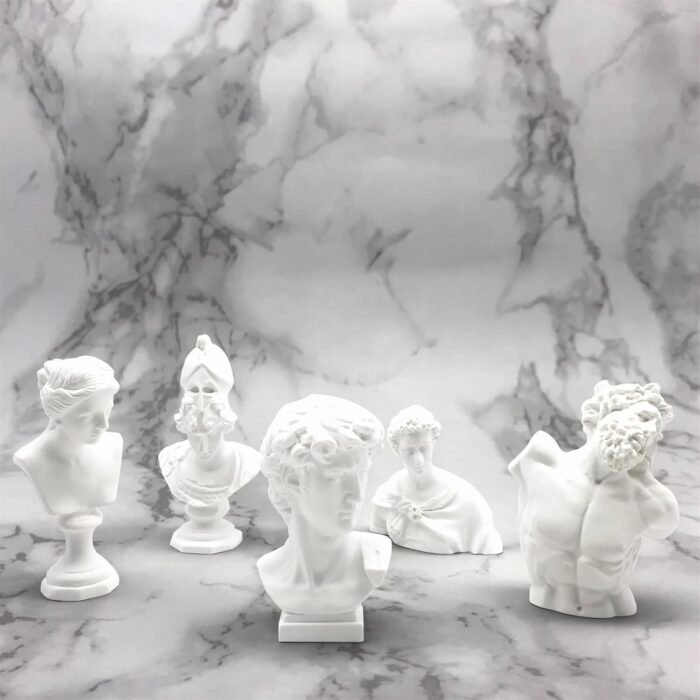 Classic Mini 2.7” Greek Bust,Home Décor Mini Resin Figure Sculpture David Venus ... - Image 2