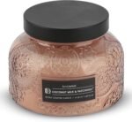 Coconut Milk & Patchouli Candle Jar (17.6 oz) Cane Sugar, Palm Leaves, & Sandalw... - Image 2
