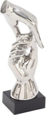 Deco 79 Polystone Hands Decorative Sculpture Home Decor Statue, Accent Figurine ... - Image 2