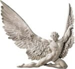 Design Toscano Icarus Winged Man Wall Sculpture, 11 Inch, Ancient Ivory - Image 2