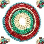 Fun-Weevz 350 African Beads for Jewelry Making, Buri and Betel Nut Bead Strands ... - Image 2