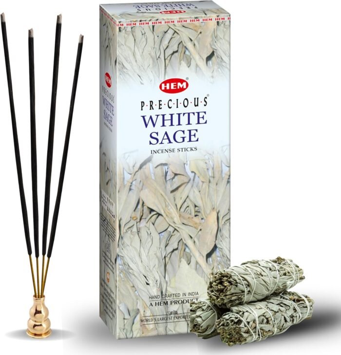 HEM White Sage Incense Sticks - 100 Count | Natural Air Purifying Aromatherapy |... - Image 2