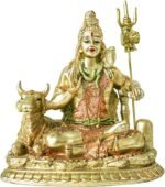 Hindu God Lord Shiva Nandi - India God Idol Shiva Figure- Indian Home Mandir Poo... - Image 2