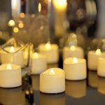 Homemory 48-Pack Novelty Flickering Flameless Tea Lights Candles, 200+Hours Batt... - Image 2
