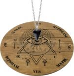 Jetec Wooden Pendulum Board Dowsing Divination Pendulum Witchcraft Altar Supplie... - Image 2
