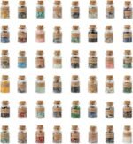 KHOCOEE 48pcs Different Crystals and Healing Stones, Gemstone and Crystals Bottl... - Image 2