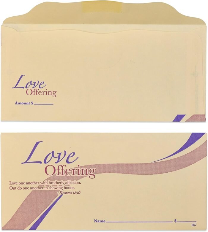 Love Offering Envelopes for Church (100) - Image 2