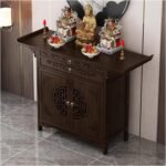MATISUN Altar Table with Drawer, Prayer Table, Meditation Altar Table (80cm(31.5... - Image 2
