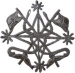 Metal Veve Wall Art, Unique Handmade Voodoo Ornament, Veve Dambala, Haitian art-... - Image 2