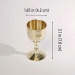 Mini Altar Bell and Altar Chalice, Triple Moon Goddess and Pentagram Wiccan Supp... - Image 2