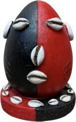 Statues Artificial Stone Orisha Elegua Sculpture Gray or Beige 8 inch. - Image 2