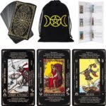 Tarot Cards with Guide Book & Linen Carry Bag, 78 Classic Original Tarot Cards D... - Image 2