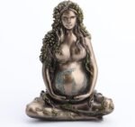 Veronese Design 2.5" Mother Earth Gaia Sitting Lotucs Pose Resin Figurine Painte... - Image 2