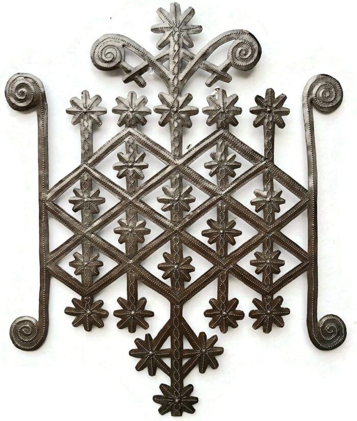 Voodoo Veve Ogun - Handmade Wall Hanging Artwork from Haiti, Authentic Upcycled ... - Image 2