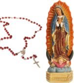orenm Virgen de Guadalupe Statues,8 Inch Coloured Our Lady of Guadalupe Statue,R... - Image 2