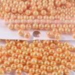 1200pcs Pearl Beads for Crafts, 6mm Round Pearl Beads with Hole for Jewelry Maki... - Image 2