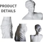 Venus de Milo Statue, Greek Goddess Aphrodite Resin Sculpture, Beautiful Roman M... - Image 4