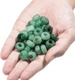 TUMBEELLUWA Natural Gemstone Beads for Jewelry Making, Rondelle Large Hole Loose... - Image 3