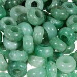 TUMBEELLUWA Natural Gemstone Beads for Jewelry Making, Rondelle Large Hole Loose... - Image 4