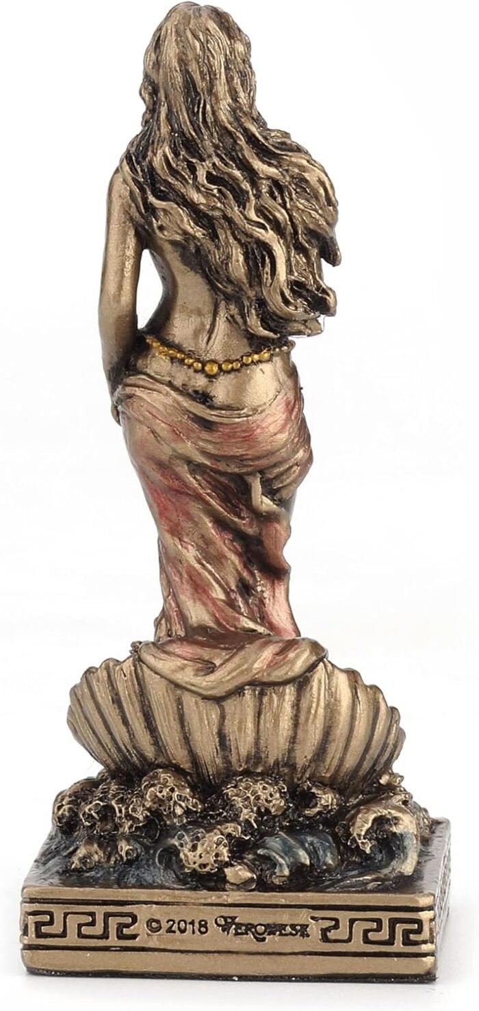 Veronese Design 3 3/8 Inch Greek Gods Miniature Figurine (Aphrodite, Bronze Fini... - Image 5