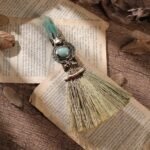Witch Broom Green Crystal - Witch Wiccan Altar Broom Witchcraft Witches Pagan Al... - Image 4