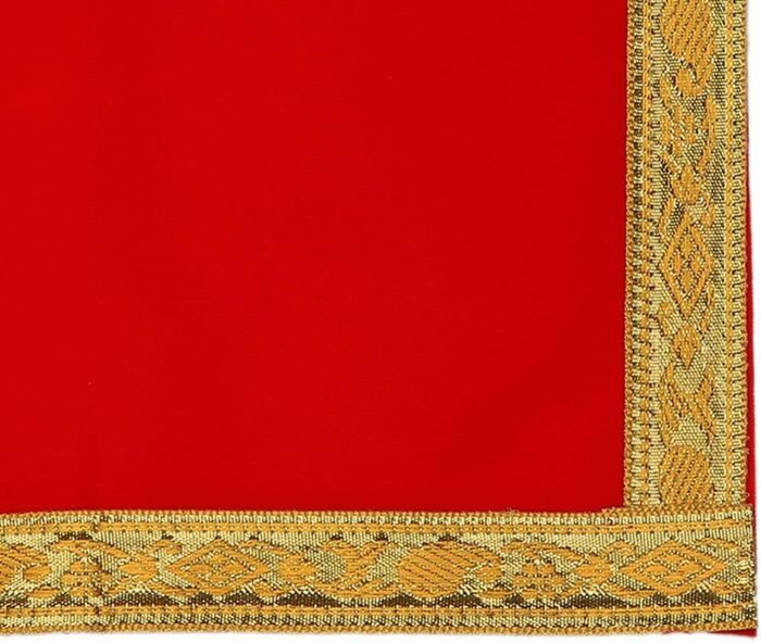 Set of 5 Mat Aasan Small Pooja Aasan Decorative Cloth for Laxmi Ganesh(Size:-7 I... - Image 3