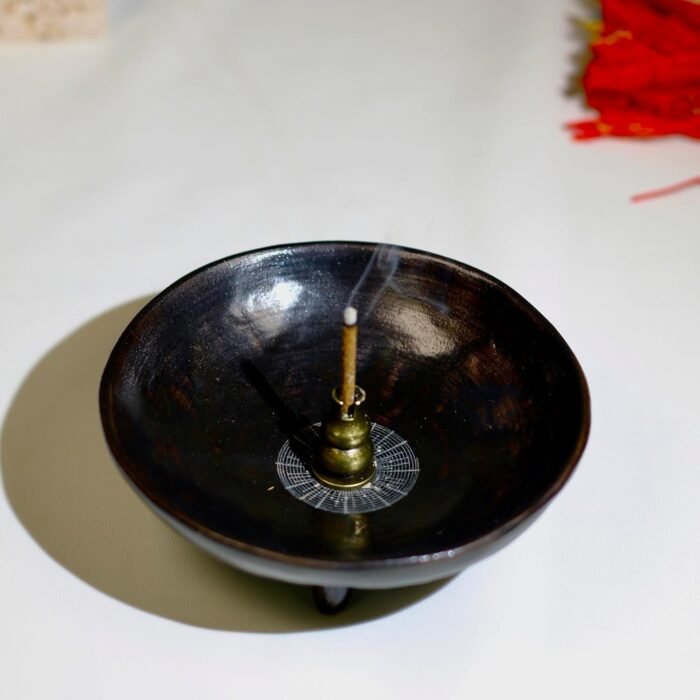 Prayer Offering Ritual Bowl Plate Great for Use Religious Spiritual Gifts （Black... - Image 5