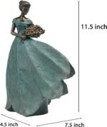 Guichifun Fairy Statue Collection Home Decoration - Leaf Angel Girls Resin Moder... - Image 7