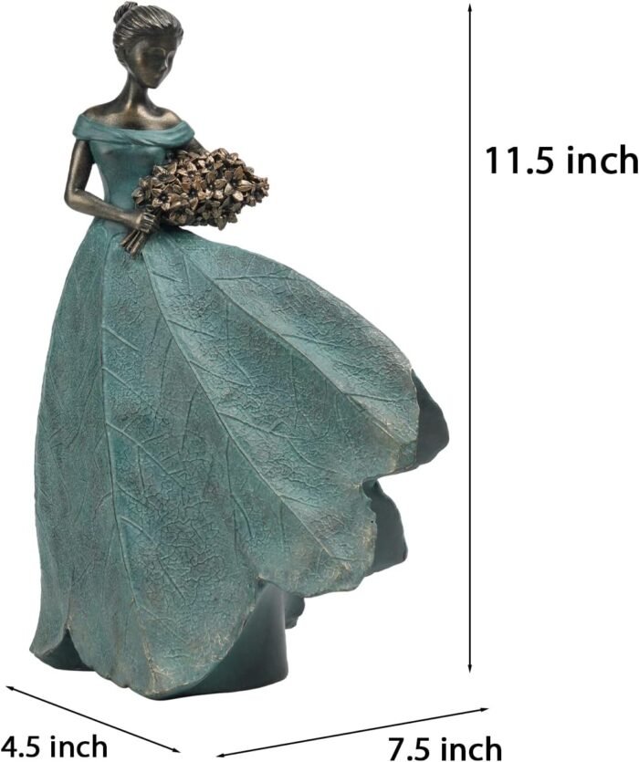 Guichifun Fairy Statue Collection Home Decoration - Leaf Angel Girls Resin Moder... - Image 8
