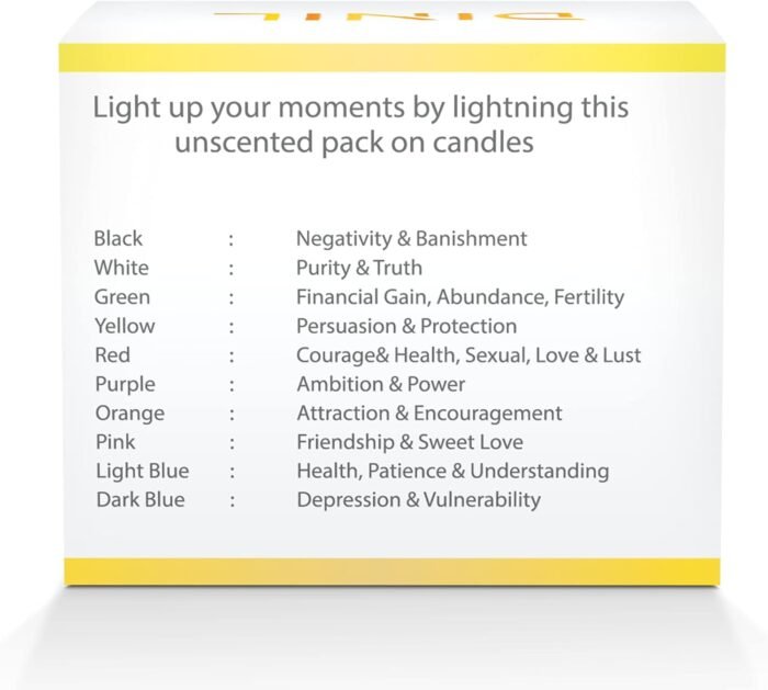 Dinil - Spell & Chime Candles – Premium Mini Taper Candles for Rituals, Prayer, ... - Image 3
