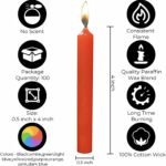 Dinil - Spell & Chime Candles – Premium Mini Taper Candles for Rituals, Prayer, ... - Image 5