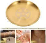 Angoily Bed Side Table Tray, Altar Plate Candle Holder, Ritual Burning Incense O... - Image 8